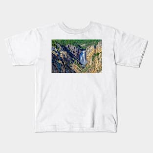 The Falls at Yellowstone Grand Canyon Kids T-Shirt